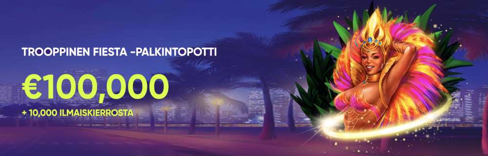 The tropical fiesta is here with €100,000 in prizes!