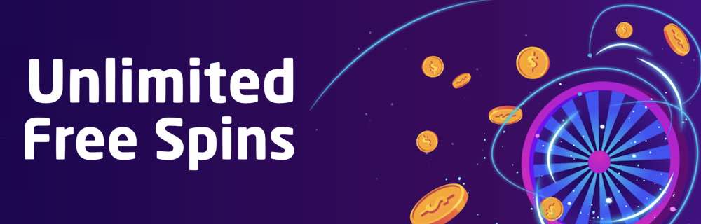 Unlimited free spins available every Tuesday!