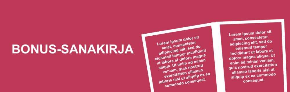 Bonus Handbook: what do the different terms mean?