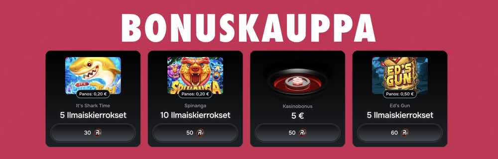 Online casino bonus shop: buy bonuses and spins