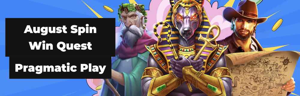 August Spin Win tournament: A total of €10,000 is up for grabs.