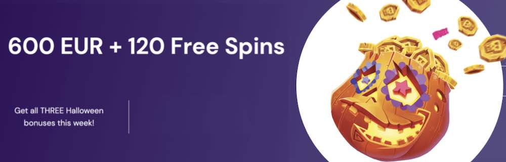 The scariest celebration of the year brings fantastic bonuses - click to claim 120 free spins for yourself!