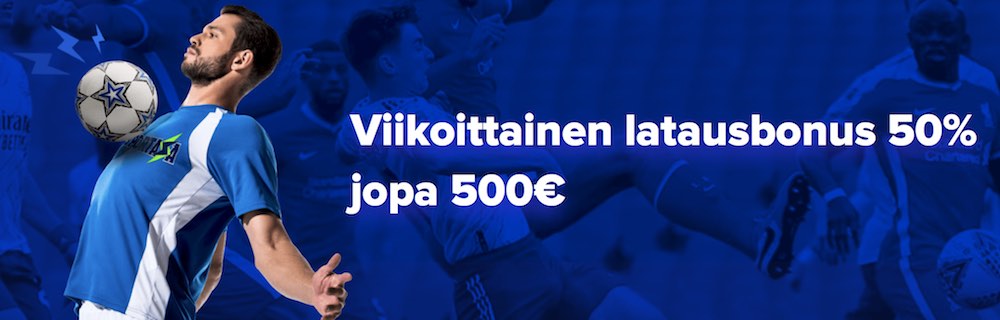 The Premier League 2021-2022 is starting! Grab a 50% reload bonus weekly for your bets!