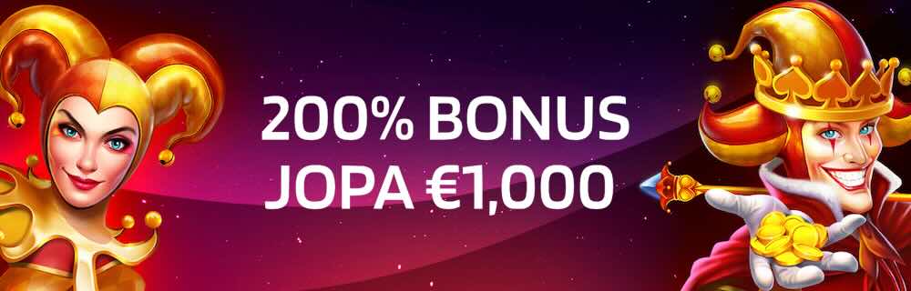 Nine favourite casinos have updated their bonus: 200% up to €1000